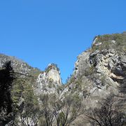 昇仙峡の絶景スポット（覚円峰）