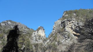 昇仙峡の絶景スポット（覚円峰）