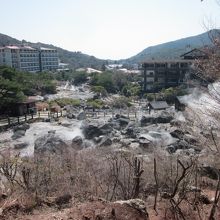 邪見地獄からの温泉街