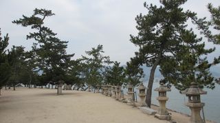 異なった姿の厳島神社が見られます