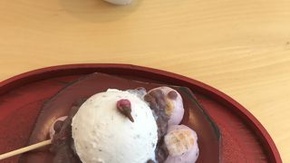 季節限定のアイスが可愛い。