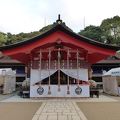 住吉神社拝殿---下関市の「日本三大住吉」にある国重文の建物です。