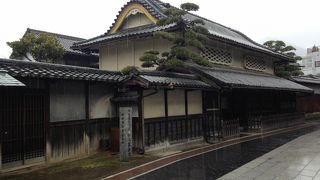 豪商の屋敷でした