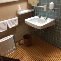 年季の入った洗面所