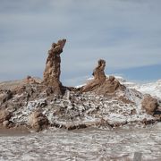 月の谷（アタカマ砂漠）にある奇岩