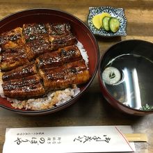 上うなぎ丼