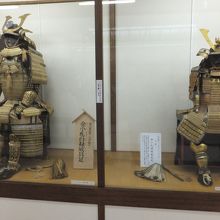 展示されていた武具です。