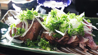 カツオのたたき体験が気軽にできます。