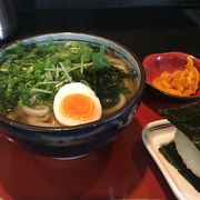 うどんが美味しい