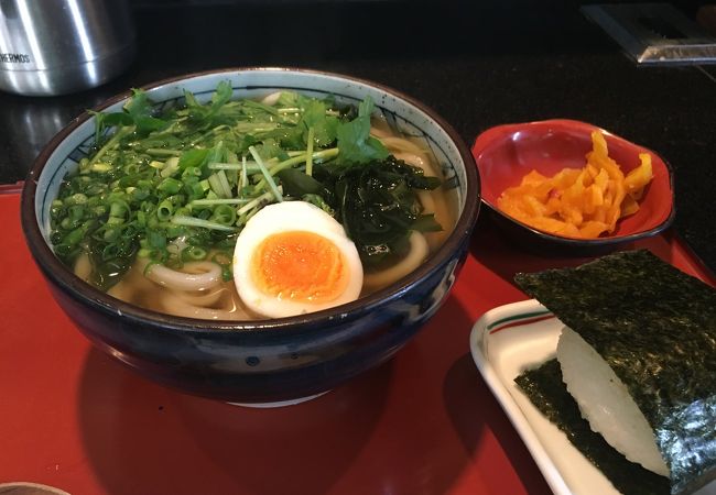 うどんが美味しい