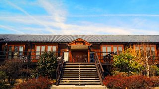 レトロな建物。