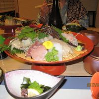 伊勢エビの舟盛り