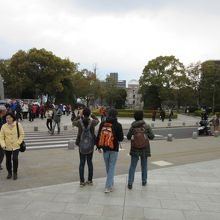 公園散策に疲れたら休憩にぴったりです