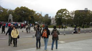 平和記念公園の無料休憩所