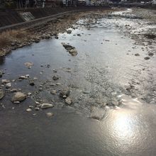 夕日が綺麗にうつる