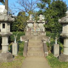 洗足池公園の奥にあります