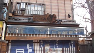 浅草伝法通り沿いにあります