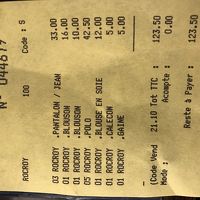 ランドリーサービス料金