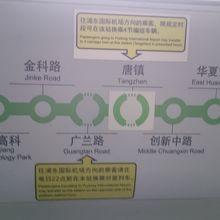 空港に向かうときの乗り換え案内