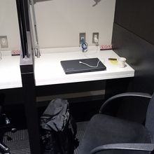 パソコン席もある