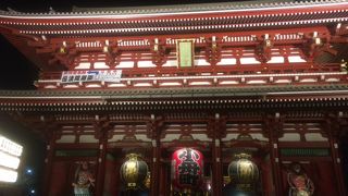 ☆早朝＆深夜の雷門を堪能してきました☆