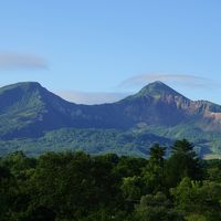 部屋からの磐梯山