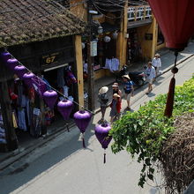 2階からみるチャンフー通り