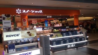 チェックインカウンター前