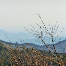 小田原方面が見えます。