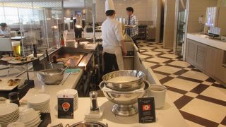 専属シェフによる鉄板焼き