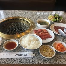 カルビランチとレバー