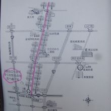 早咲きの桜に関して、このような小さな紙を頂きました