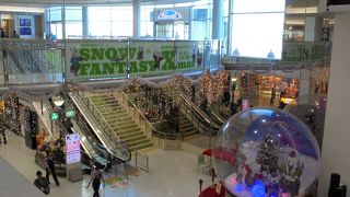 施設充実のターミナルビル（鹿児島空港）