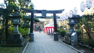 一番奥にある奥津宮まで頑張りましょう