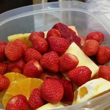 ジュース１杯にこれだけの果物&野菜