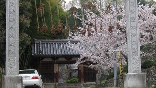 高槻市の北部住宅街高台にある寺院