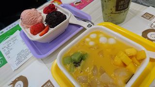 マンゴーのおいしいスイーツ。