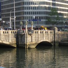 土佐堀側道からの淀屋橋