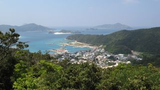 座間味ブルーの海を望むことができました