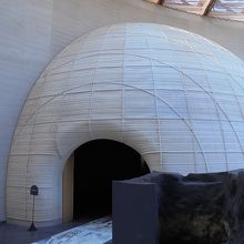 縄文の森展示館の内部