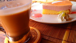 お花見の後のteaタイム