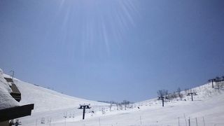 麓は溶けてもここはまだ雪景色。