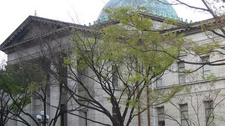 中之島の図書館