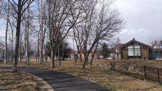 緑が多くて、散歩に最適