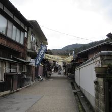 昔ながらの街並みが良い感じです