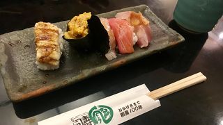 ゆったりした寿司屋