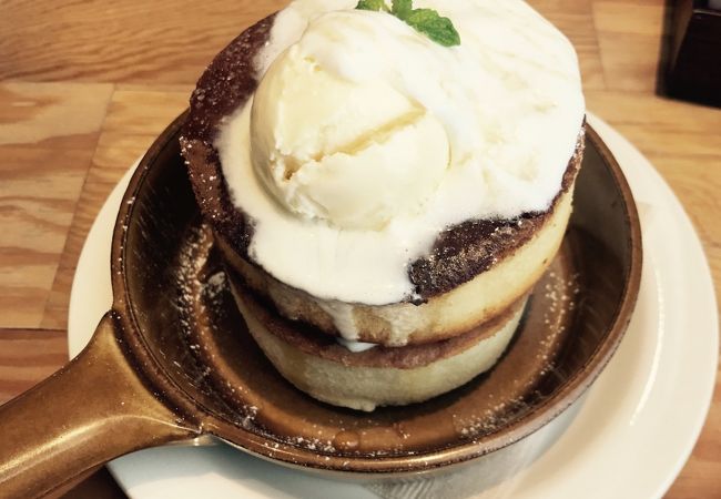 パンケーキが美味しい