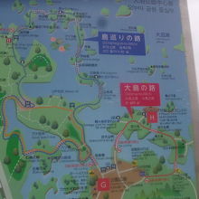 駅傍では、”大島の路”が一番コンパクトに散策できます