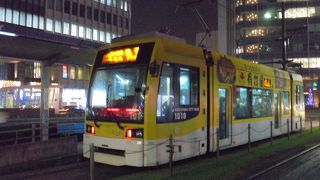 車窓をゆっくり眺められる（鹿児島市電）