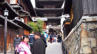 The京都のイメージ！坂の上のお寺！